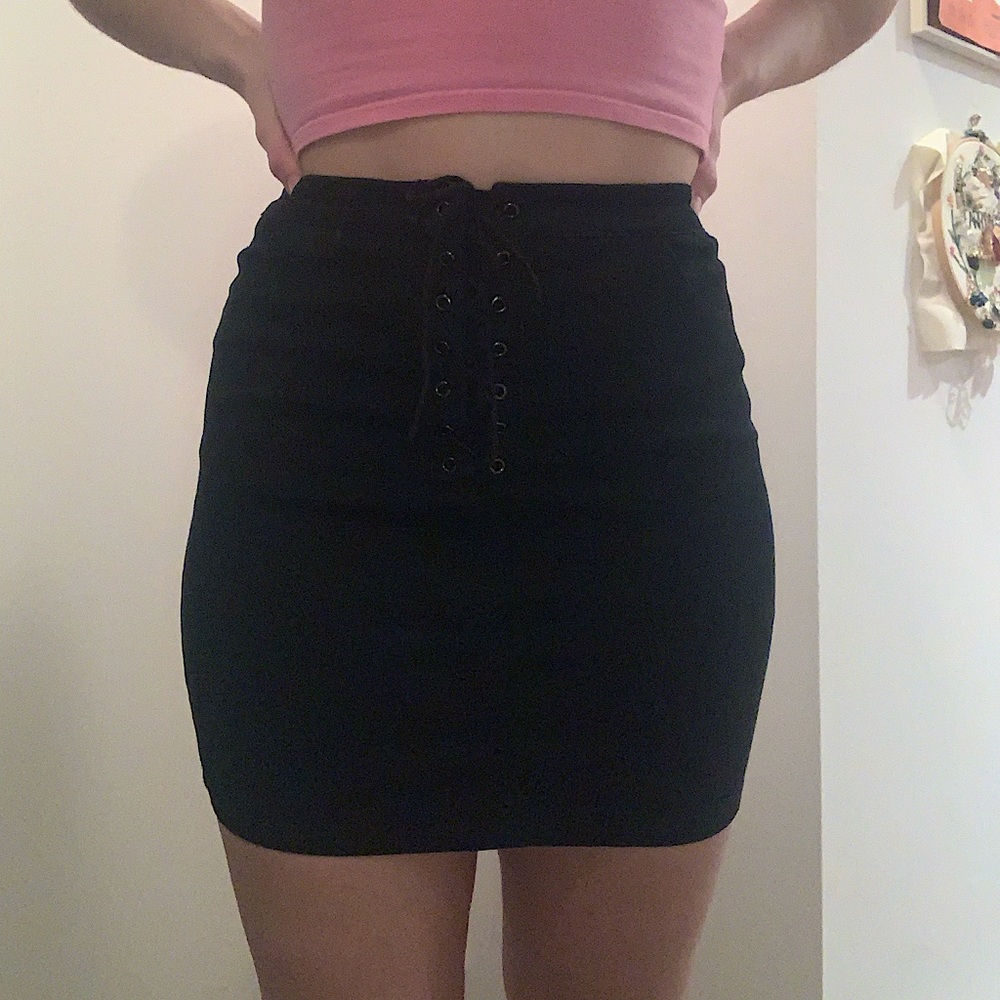 Forever 21 Black Bodycon Mini Skirt